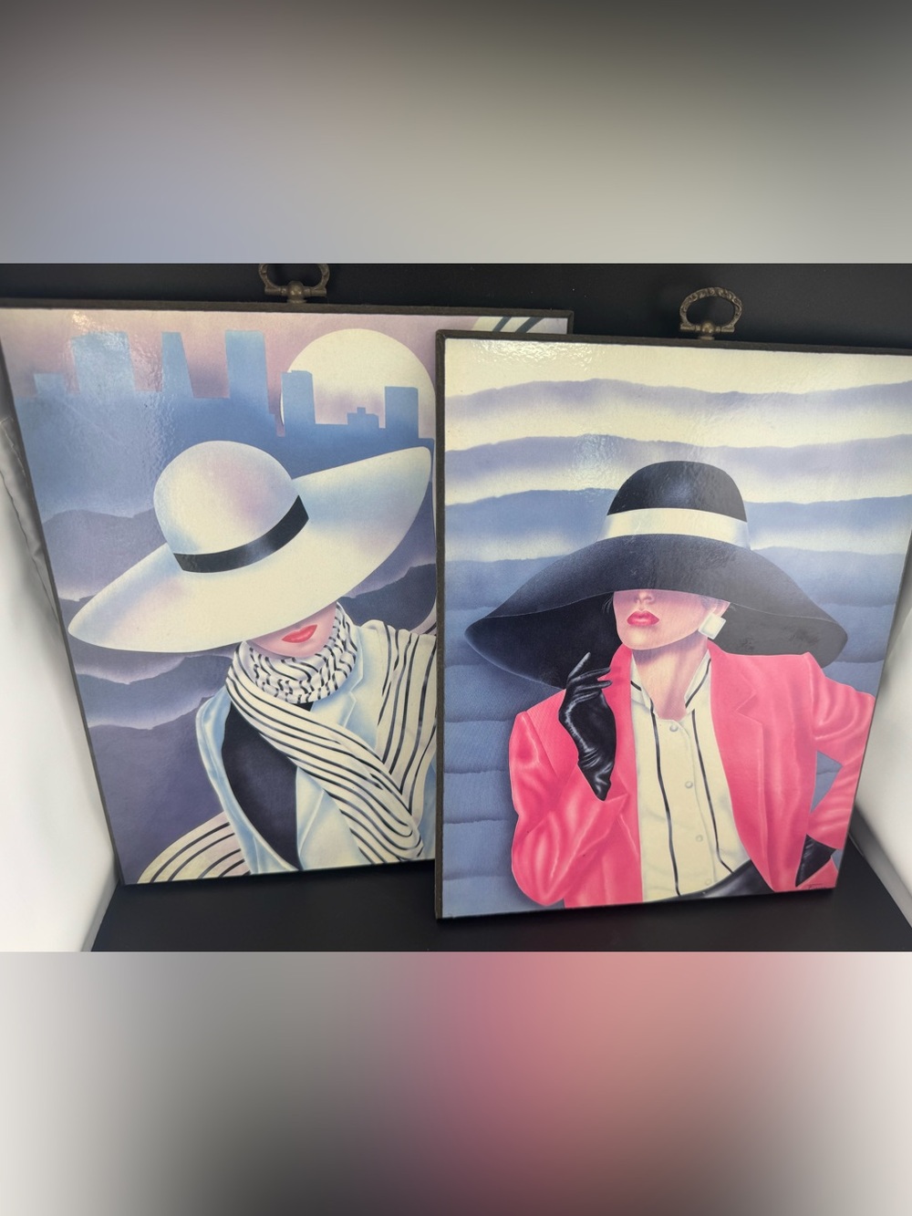 Vintage 1980’s Ferraro Glam Girls Wall Art